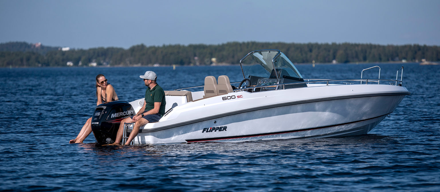 FLIPPER 600 SC | Cool och snygg båt | Flipper Marin