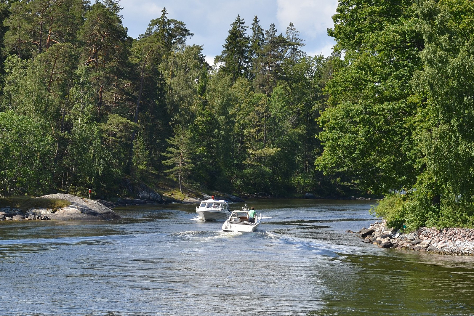 baggensstäket i en Aquador 25 DC