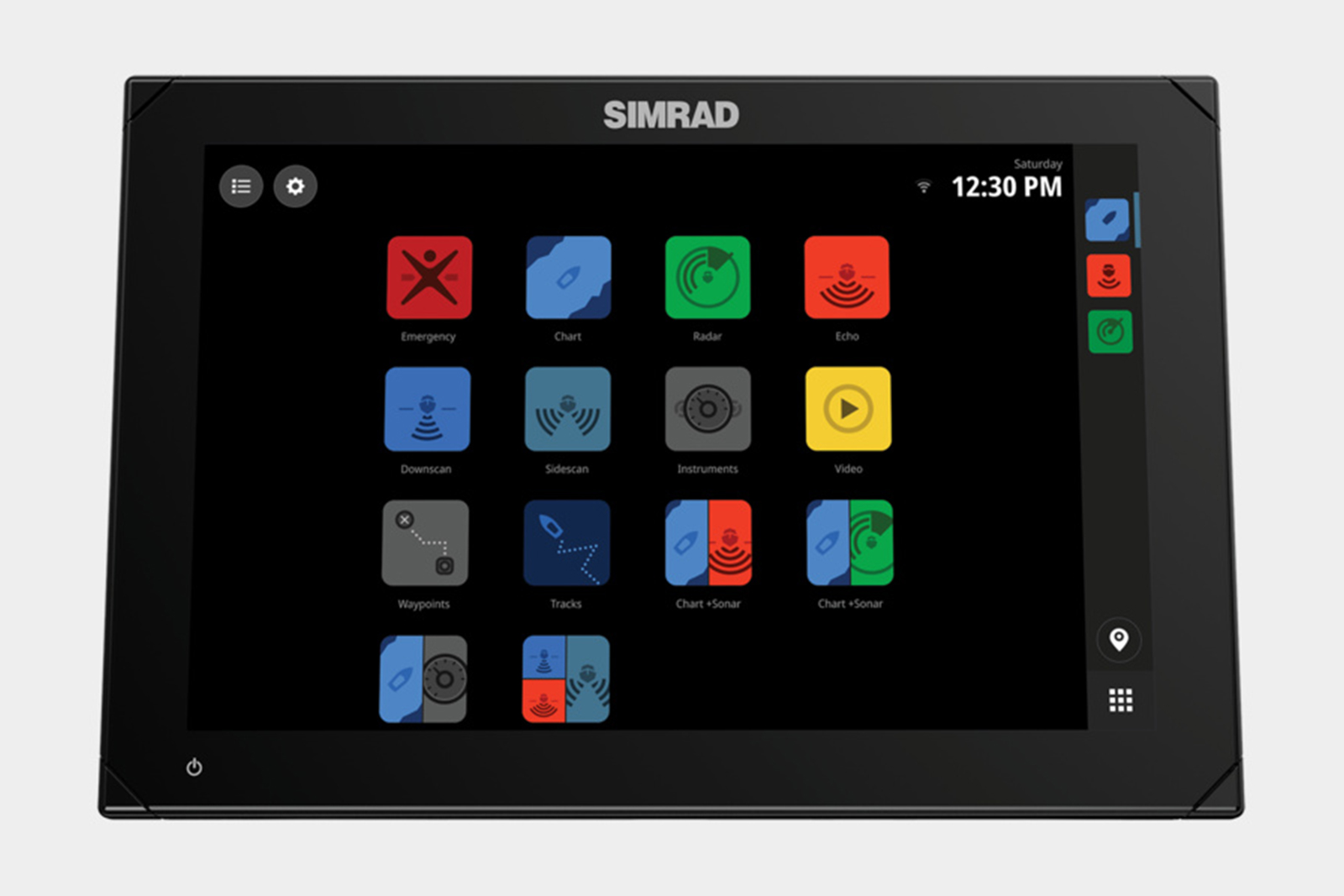 Simrad NSX 3012, superbra GPS