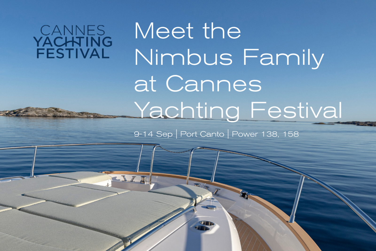Båtmässa i Cannes 9-14 september